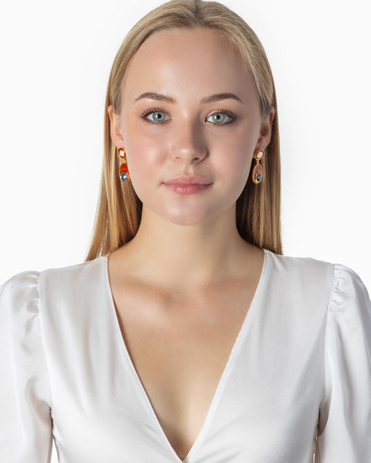 Rue du Muguet Sapphire Drop earrings